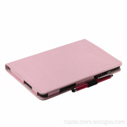 PU Leather Back Stand Cases for Dell Venue 8 Pro, with Pen Slots and Hand Strap